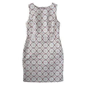 Boden Geometric Cotton Sleeveless Dress Size 10L